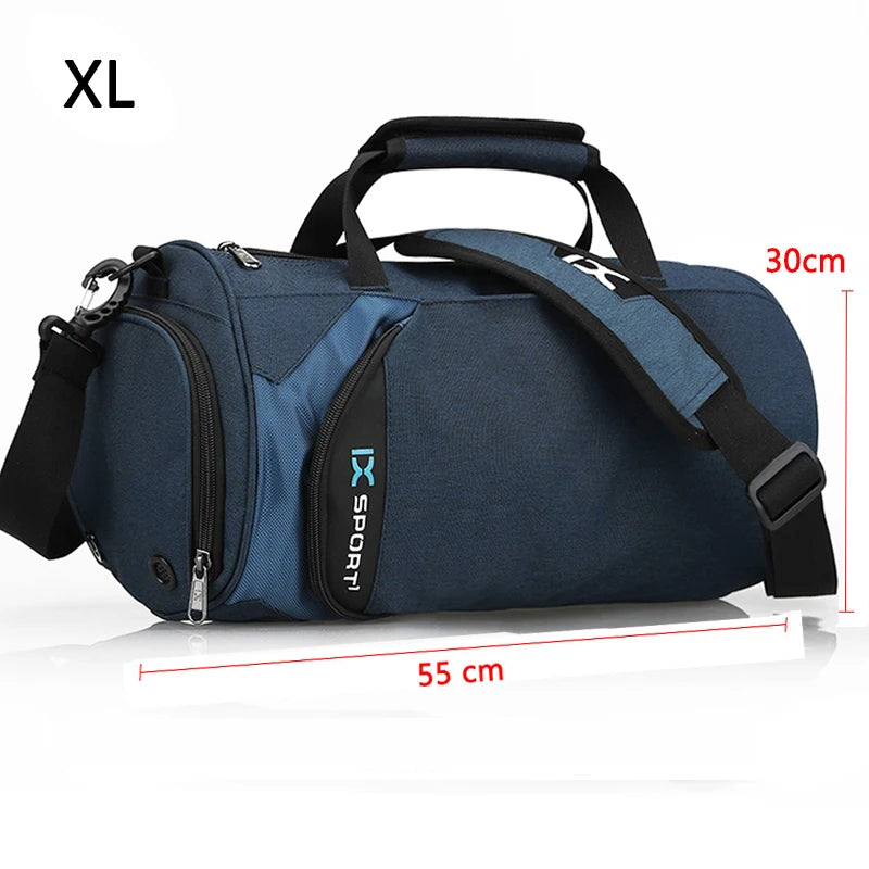Large Gym Bag Fitness Bags Wet Dry Training Men Yoga For Shoes Travel Shoulder Handbags Multifunction Work Out Swimming Bag